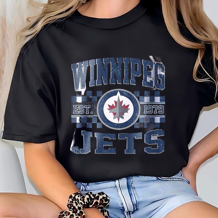 Winnipeg Hockey Sweatshirt | Winnipeg Jets Crewneck | Winnipeg Hockey Youth Toddler Baby Tee |winnipeg Jets Hoodie Sweater T-shirt