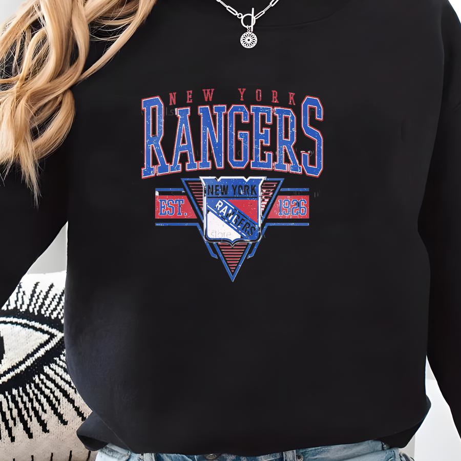 Rangers Hockey Sweatshirt | New York Rangers Crewneck | New York Hockey Youth Toddler Baby Shirt |new York Rangers Hoodie Sweatshirt