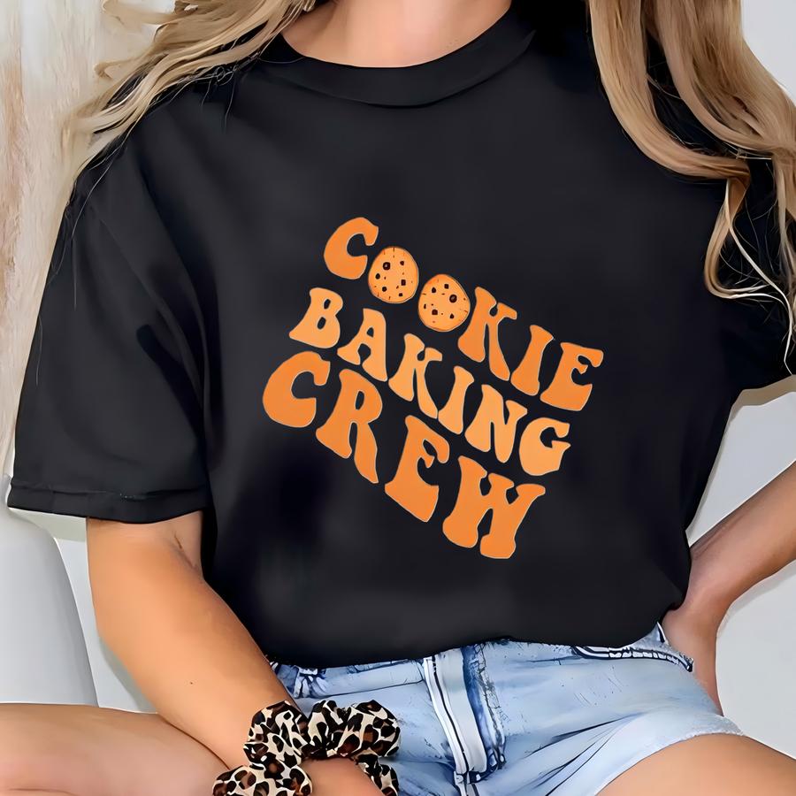 Cookie Baking Crew Shirt, Matching Christmas Shirts, Matching Family Shirts, Family Christmas Shirts, Christmas Shirts, Holiday Baking Shirt T-shirt