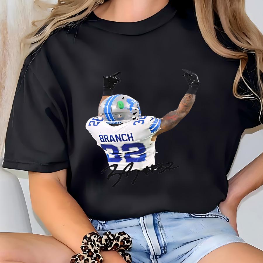 Brian Branch Shirt, Detroit Football Sweatshirt, Mascot Game Day Shirt, Detroit Football Shirt, Game Day Outfit T-shirt