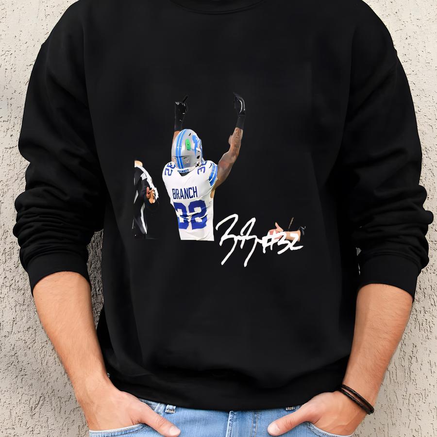 Brian Branch Shirt, Detroit Football Sweatshirt, Mascot Game Day Shirt, Detroit Football Shirt, Game Day Outfit Sweatshirt