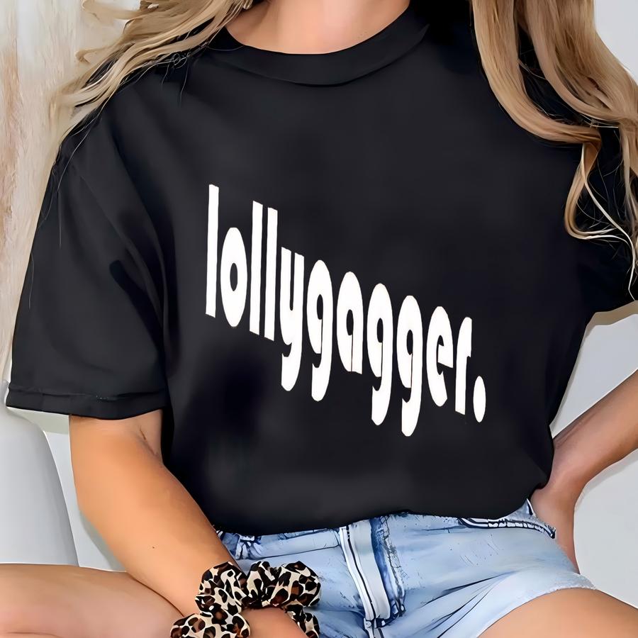 Lollygagger Tshirt, Funny Lazy Graphic Tee, Quirky Women Gift, Sarcastic Humor Shirt, Laid Back Tee, Nostalgia Saying Shirt T-shirt