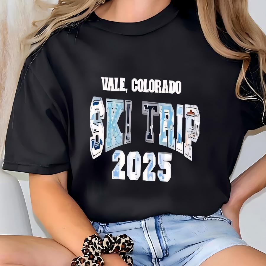 Personalized Ski Trip Group Shirts | Custom Ski Trip Sweatshirt | Apres Ski Hoodie T-shirt