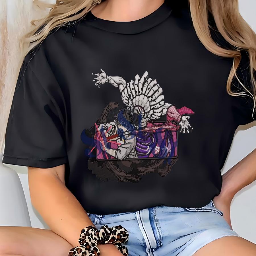 Anime Sweatshirt: Cursed Technique, Six-eyes Manga Design T-shirt