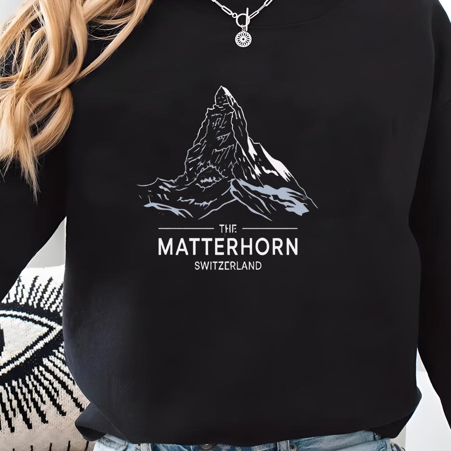 Matterhorn Switzerland Shirt – Mountain Tee Sweatshirt Matterhorn Switzerland Shirt – Mountain Tee Sweatshirt