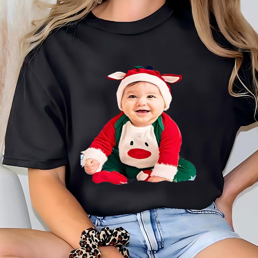 Personalized Photo Money Holder Ornament, Custom Photo Cash Money Holder Ornament, Christmas Gifts For Kids, Family Wooden Gifts Card Holder T-shirt