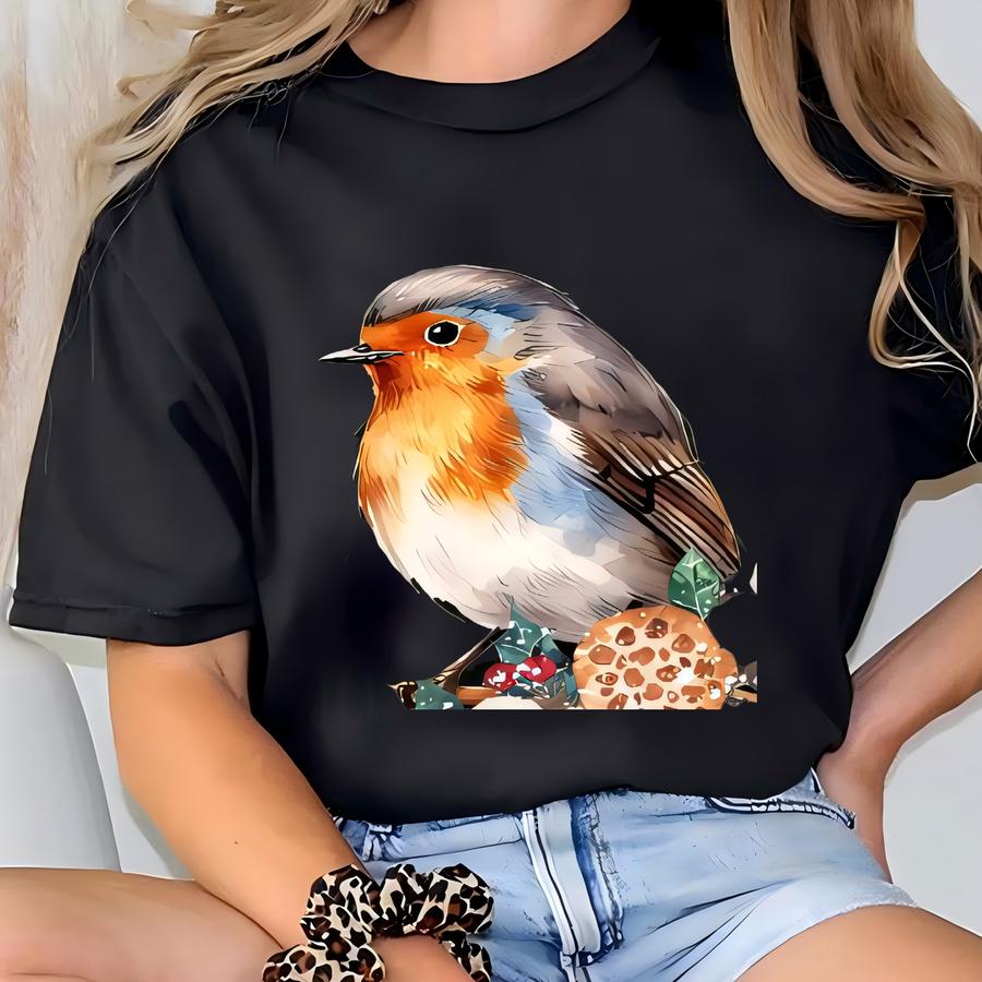 Personalized Robins Appear Christmas Ornament, Custom Robins Appear When Loved Ones Are Near, Robin Memorial Ornament, Remembrance Keepsakes T-shirt