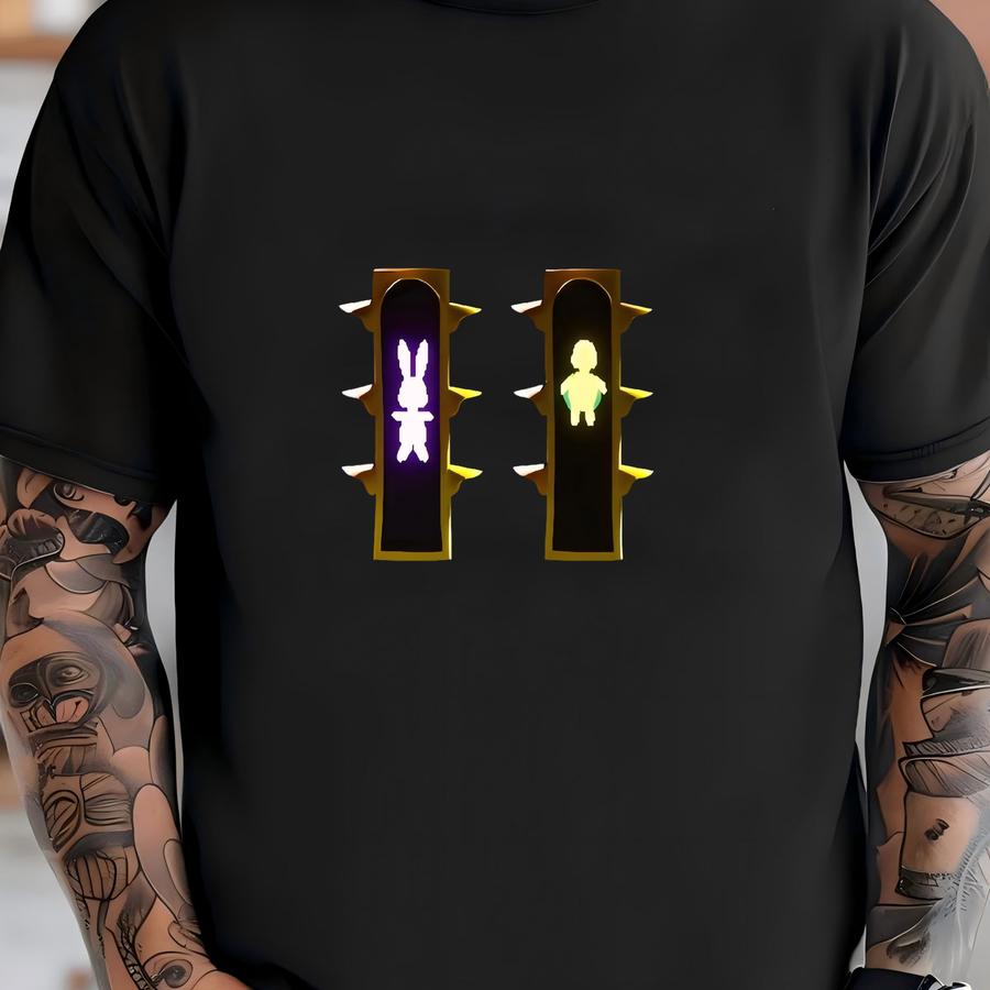 Hare Dance Vs Tortoise Dance Shirt, Funny Animal Traffic Light Tee T-shirt