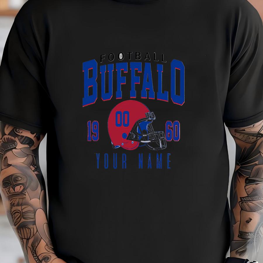 Custom Vintage Buffalo Football Unisex Sweatshirt, New York Buffalo Football , Buffalo Football Hoodie, Buffalo Football Sweatshirt T-shirt
