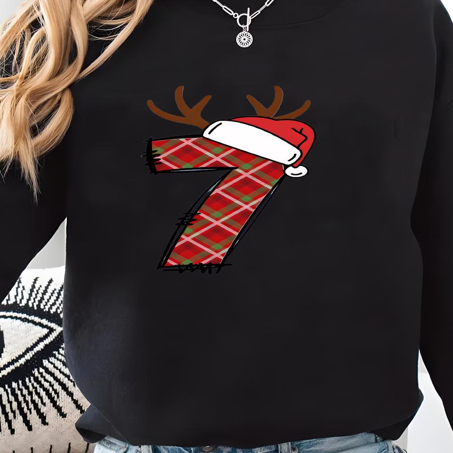 Six Seven Christmas Shirt, 6 7 Christmas Shirt, Funny Number Meme T-shirt, Viral Tiktok Saying Shirt, 6 7 Christmas Gift, Matching Couple Sweatshirt