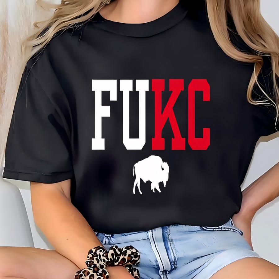 Buffalo Vs. Kansas City Rivalry Tee, Funny Game Day Shirt For Buffalo Fan, Fukc Tshirt T-shirt
