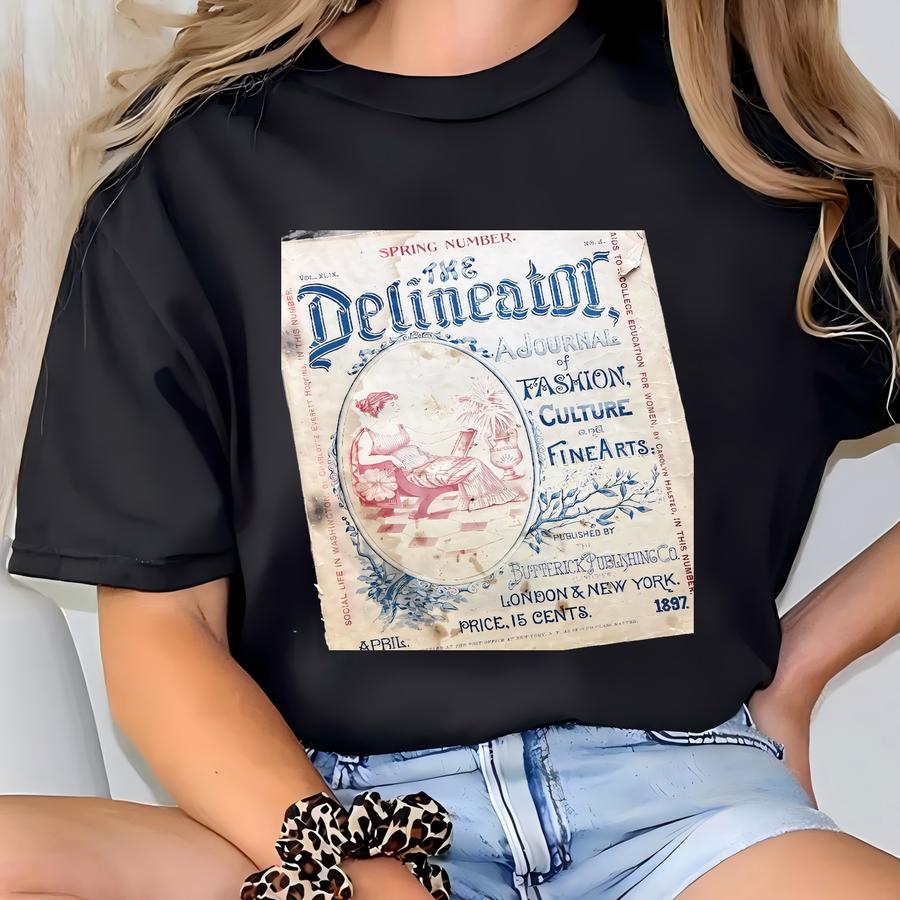 The Delineator (april 1897) | Midwinter Issue, Valentine's | Fashion, Culture, Fine Art | Victorian, Edwardian | Antique Zine, Vintage T-shirt