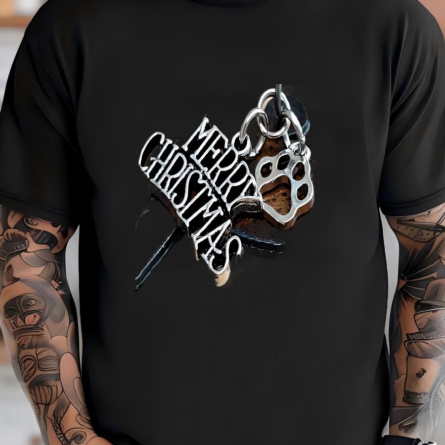 Husky Ornament, Metal Siberian Husky Christmas Gift T-shirt