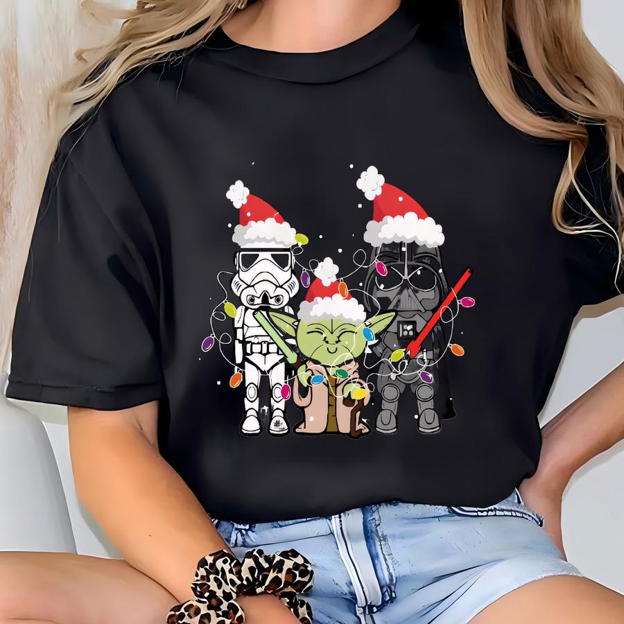 Star Wars Christmas Sweatshirt: Galaxy Holiday Tee T-shirt