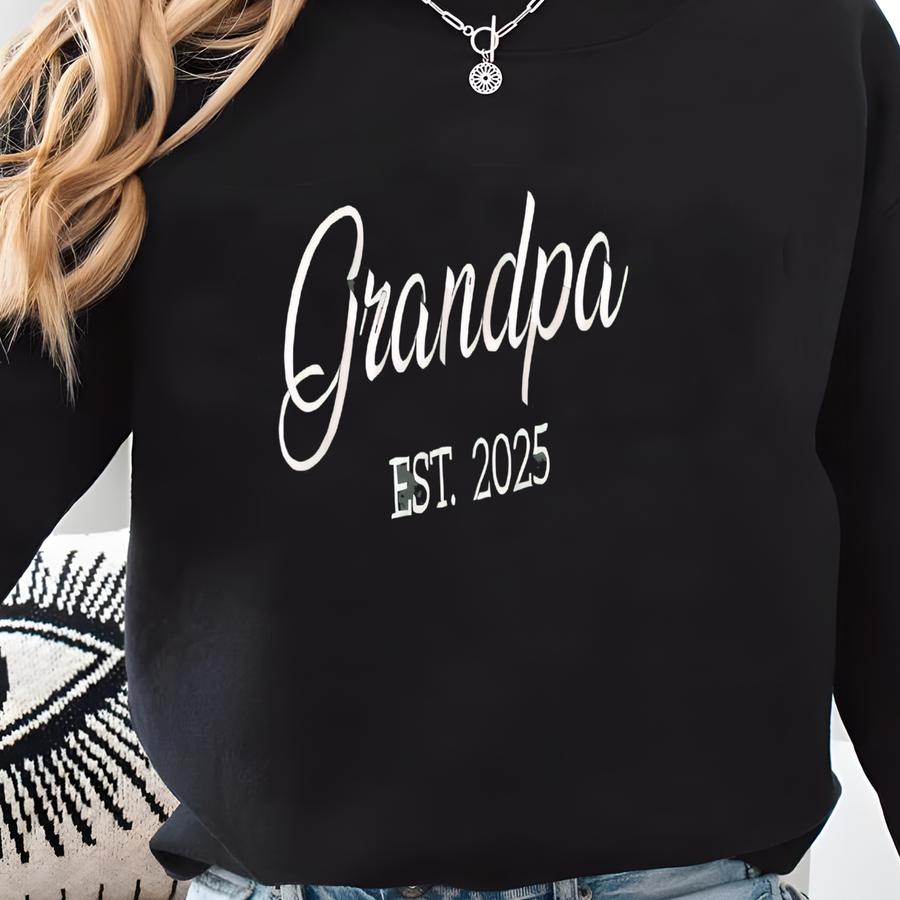 Personalized Grandpa Sweatshirt - Grandpa Quarter Zip Sweatshirt, Custom Grandpa Sweater, Gifts For Grandfather, Christmas 2025 Sweatshirt