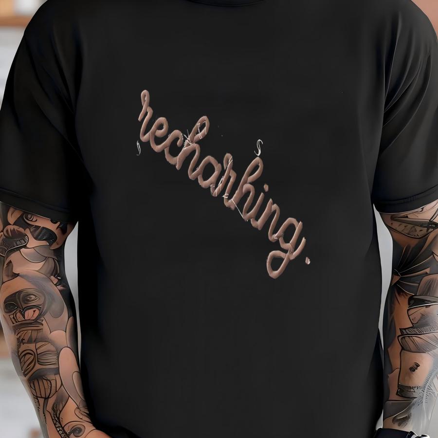 Recharging Sweatshirt, Funny Relatable Mental Health Introvert Crewneck T-shirt