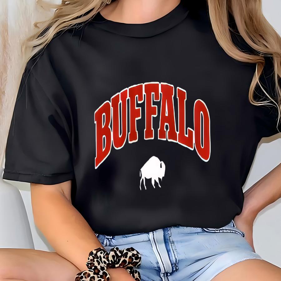 Buffalo Varsity Shirt, Retro Football Tee, Game Day Apparel T-shirt
