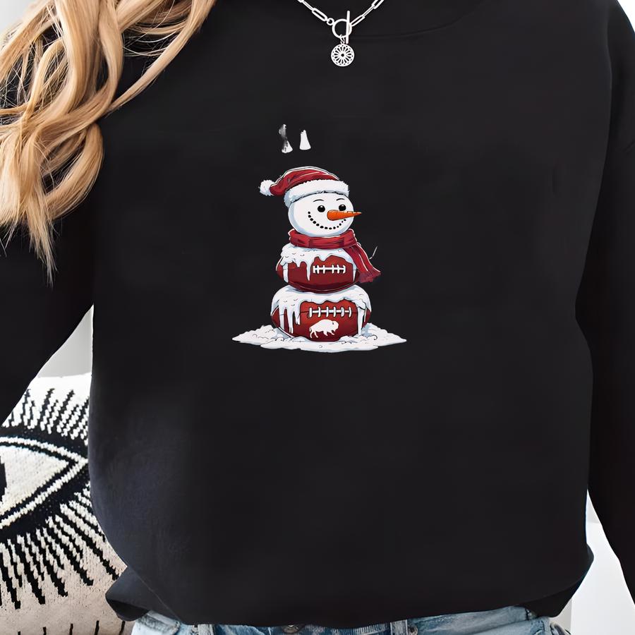 Buffalo Christmas Shirt, Family Matching Buffalo Tees, Funny Football Sweatshirt, Holiday Buffalo Crewneck, Buffalo Fan Gift Sweatshirt