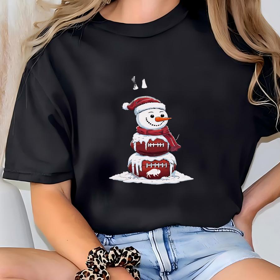 Buffalo Christmas Shirt, Family Matching Buffalo Tees, Funny Football Sweatshirt, Holiday Buffalo Crewneck, Buffalo Fan Gift T-shirt