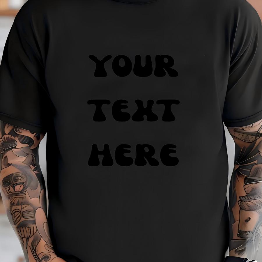 Custom Text Ringer Hoodie T-shirt