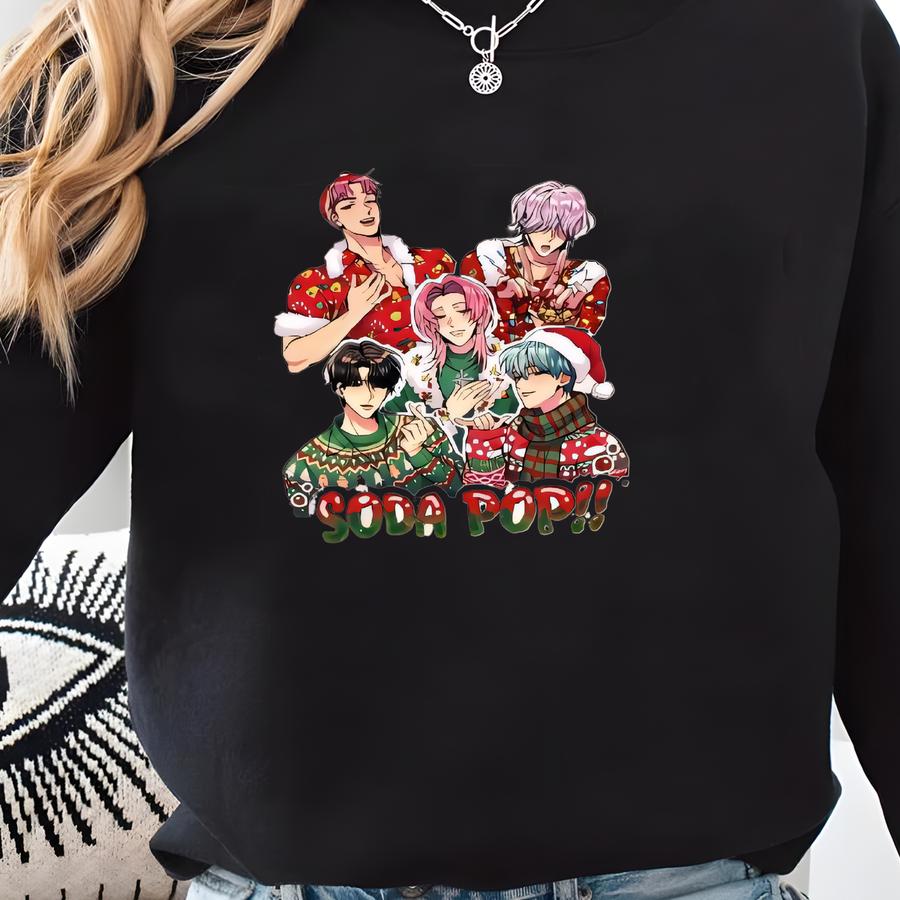 Saja Boys Soda Pop Sweatshirt | Jinu Demon Hunters Hoodie Sweatshirt