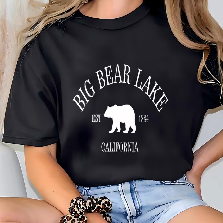 Big Bear Lake California Sweatshirt: Unisex Crewneck Cotton Blend T-shirt