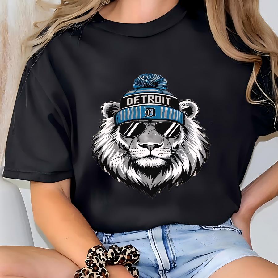 Cute Detroit , Football Toddler Lion Shirt, Kid Game Day Hoodie, Funny Detroit Tee, Infant Lion Bodysuit, Football Baby Lion Apparel T-shirt