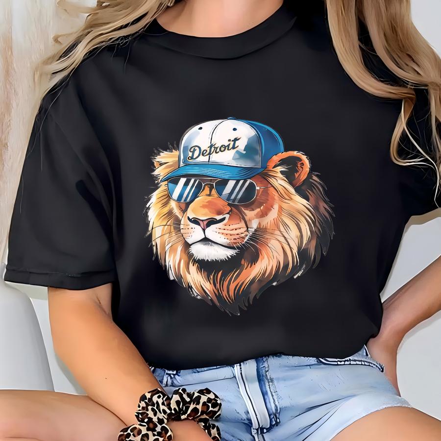Cute Detroit , Football Toddler Lion Shirt, Kid Game Day Hoodie, Funny Detroit Tee, Infant Lion Bodysuit, Football Baby Lion Apparel T-shirt