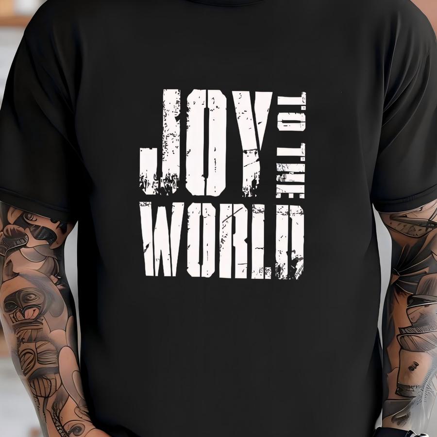 ® Joy To The World Shirt Christmas Shirt Holiday Shirt Festive Shirt Merry Christmas Tshirt Christian Shirt Christmas Gift T-shirt