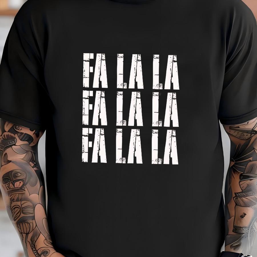 ® Fa La La La La Shirt Christmas Shirt Holiday Shirt Festive Shirt Xmas Shirt Caroling Shirt Merry Christmas Shirt Gift Idea T-shirt