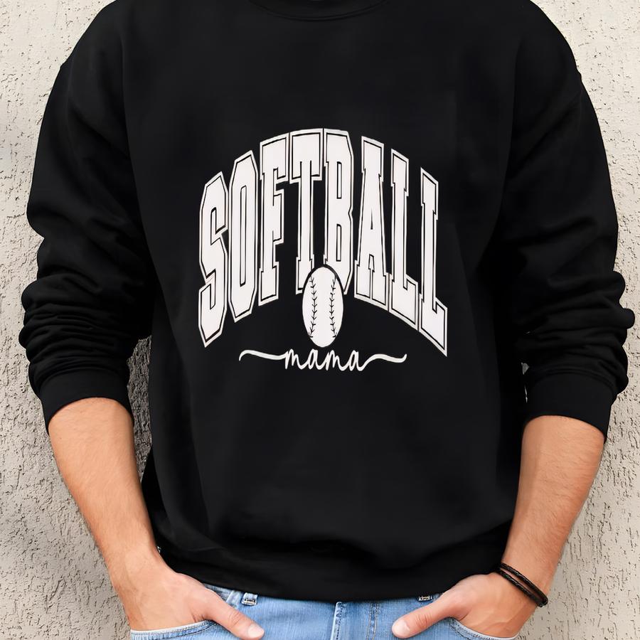 ® Softball Mama Shirt Sports Mom Shirt Softball Mom Gift For Her Mom Life Shirt Mother's Day Shirt Gift For Mom Shirt Sweatshirt
