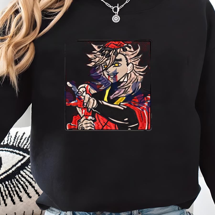 Anime Sweatshirt, Demon Killer - Ice Manipulation Design, Gifts For Kny Lover Sweatshirt
