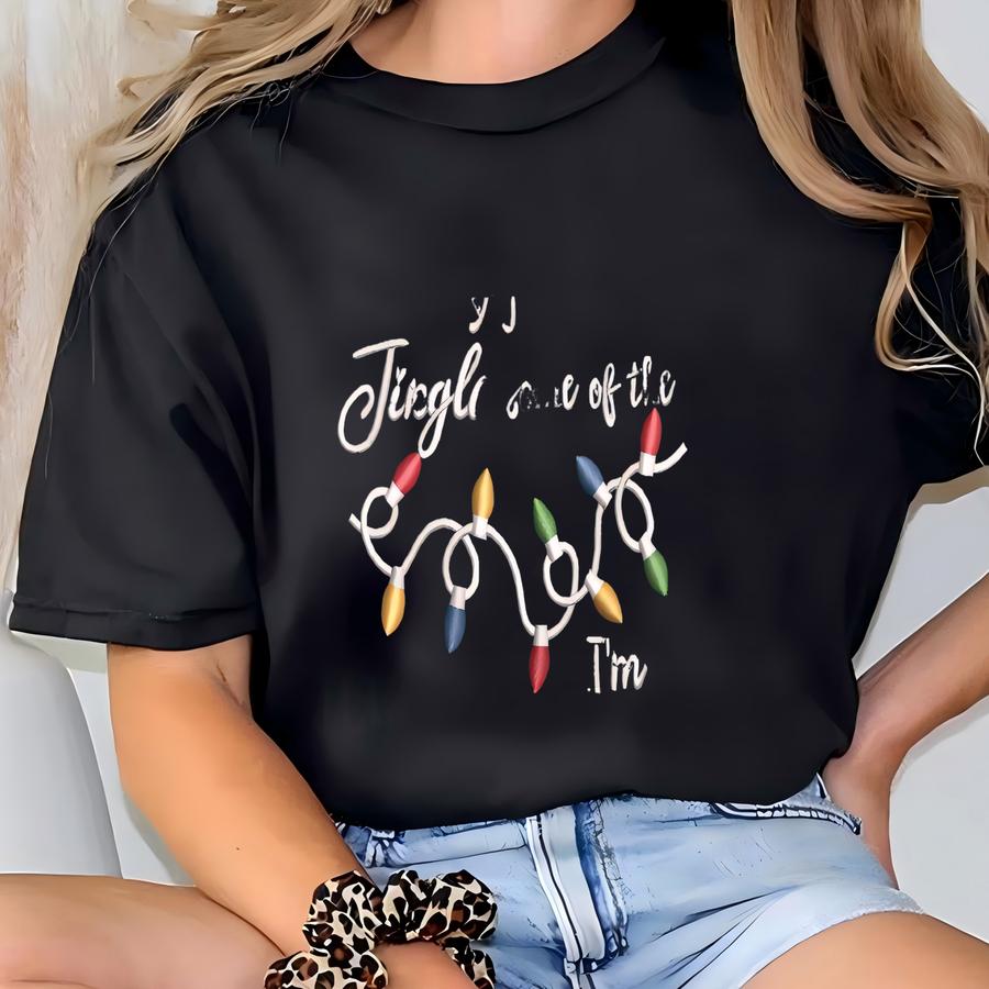 Probably Just Gonna Jingle Some Of The Way I'm Tired Sweatshirt: Christmas Sweatshirt, Xmas Lights Sweater T-shirt