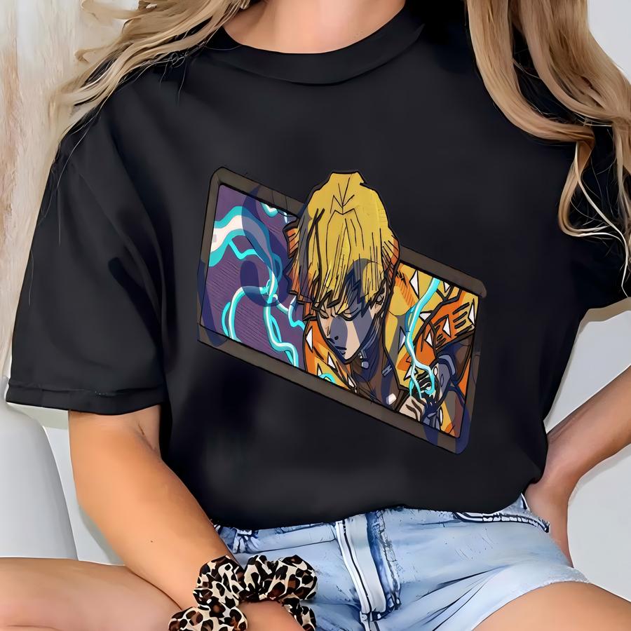 Anime Sweatshirt: Thunder Breathing Design T-shirt