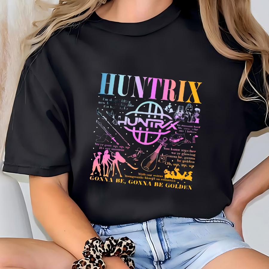 Huntrix Boy Band Toddler Shirt, Kpop Demon Hunter Youth Shirt, Cute Anime Style Top For Kids, Fun Music Crew Shirt, Little Fans Shirt T-shirt