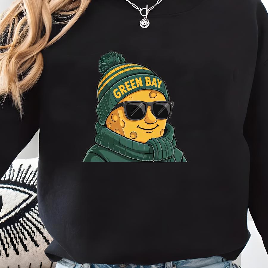Green Bay Football Shirt, Funny Green Bay Tee, Retro Green Bay Fan Shirt, Game Day Football Shirt, Football Fan Gift, Green Bay Tee Unisex Sweatshirt