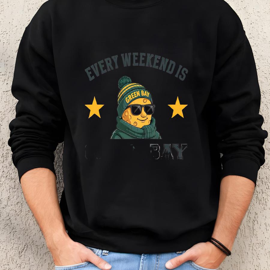 Green Bay Football Sweatshirt, Funny Green Bay Sweat, Retro Green Bay Fan Sweat, Game Day Football Sweat, Football Fan Gift, Green Bay Sweat Sweatshirt
