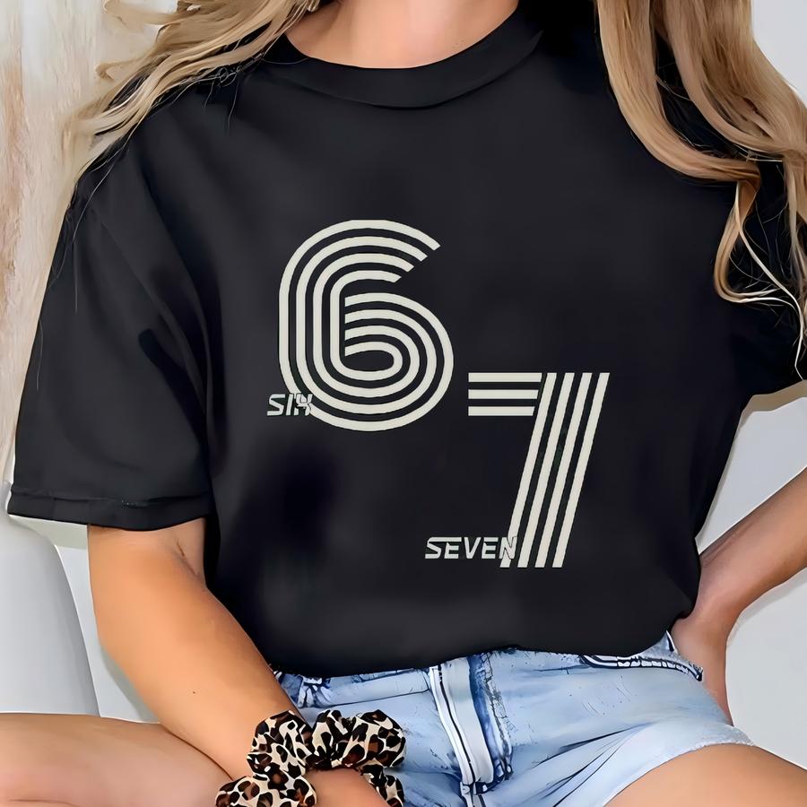 Kids 67 Meme Shirt | Youth Trending Meme Hoodie | Six Seven Sweatshirt For Kids | 6 7 Tee T-shirt