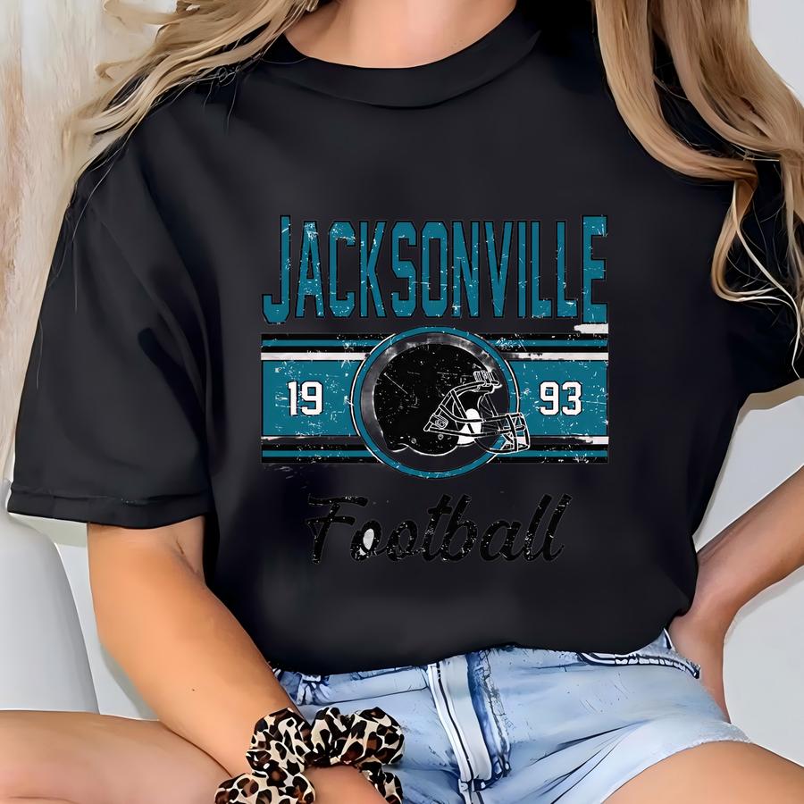 Jacksonville Vintage Sweatshirt, Classic Jacksonville Football Sweater, Jacksonville Football Crewneck, Jacksonville Football Sweatshirt T-shirt