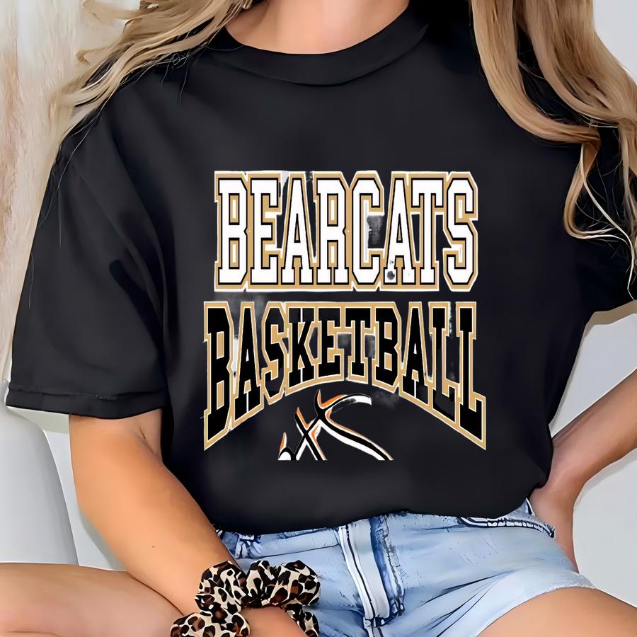 Bearcat Basketball Shirt Bearcats Shirt Basketball Mom Shirt School Spirit Shirt Custom Mascot Shirt Sports Sweatshirt Basketball Sweatshirt T-shirt