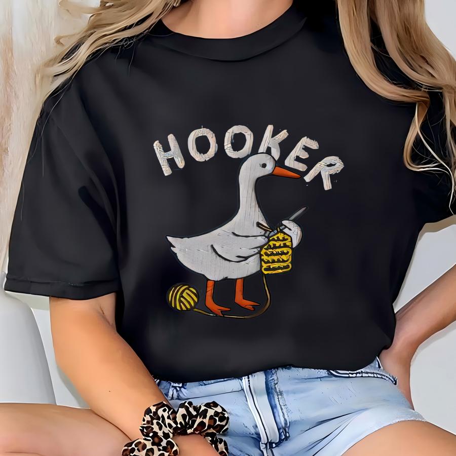 Funny Crochet Long Sve, Crochet Lover Long Sve, Gift For Her, Funny Mom Gift T-shirt