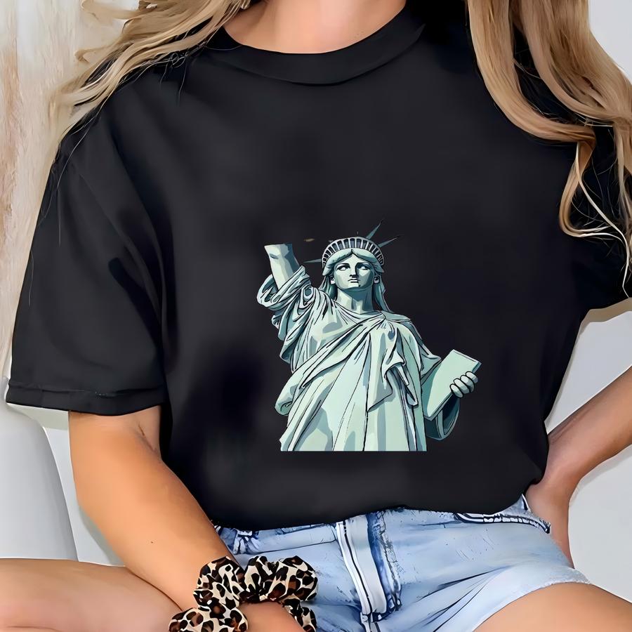 No King Tshirt, Statue Of Liberty Gildan,anti-authoritarian Sweatshirt, Political Hoodie, Crown No Kings, Resistance Tee, American  T-shirt