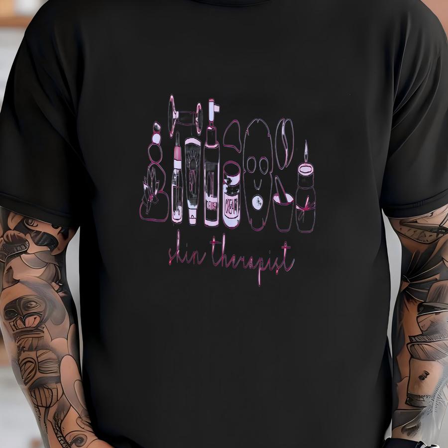 Skin Therapist Sweatshirt, Aesthetic Sweatshirt, Esthetician Sweatshirt, Licensed Beautician Sweatshirt, Skin Care Icon Hoodie Shirt