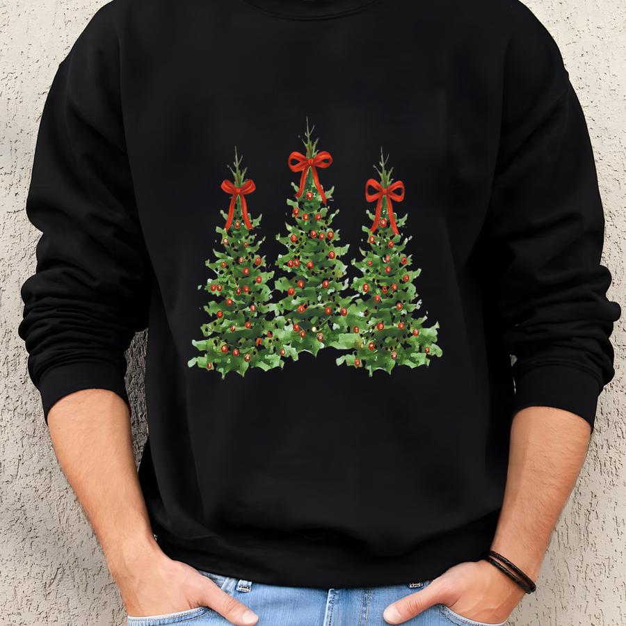Christmas Tree Sweatshirt, Christmas Sweatshirt For Women, Christmas Tree Tshirt, Winter Sweatshirt, Christmas Sweater, Xmas Tree Sweatshirt