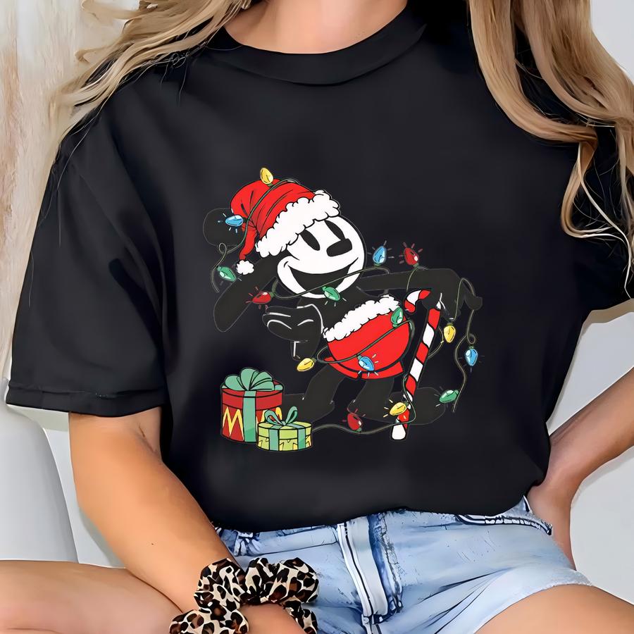 ’s Very Merry Christmas Sweatshirt 2025: Santa Shirt, Christmas Lights Hoodie T-shirt