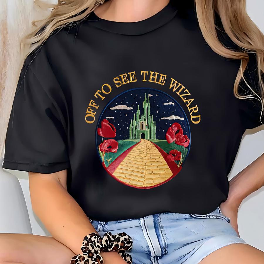 Off To See The Wizard Shirt, Yellow Brick Road Shirt, We're Off Wizard Shirt, Wizard Witch Emerald City Tshirt T-shirt