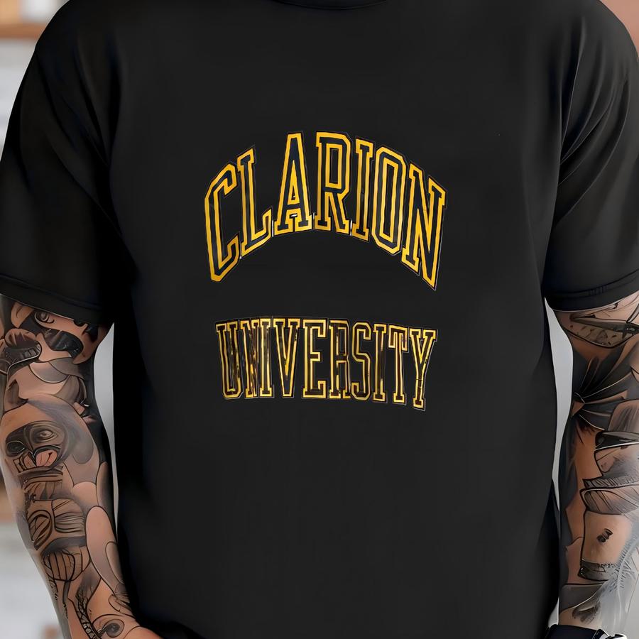 Vintage 80s Clarion University Sweatshirt Crewneck Pullover Pennwest Clarion Print Logo White Small Shirt