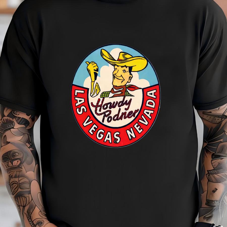 Howdy From Las Vegas Nevada Trucker Hat, Foam Trucker Hats, Vintage Style  T-shirt