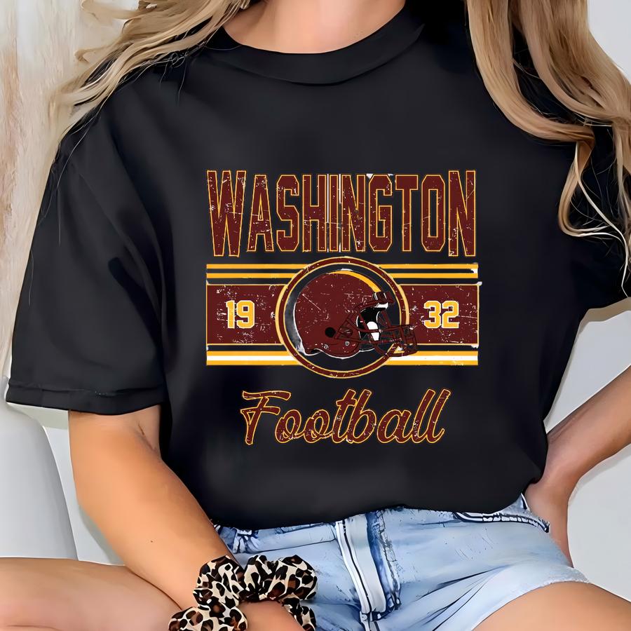Washington Vintage Sweatshirt, Classic Washington Football Sport Sweater, Washington Football Crewneck, Washington Football Game Sweatshirt T-shirt