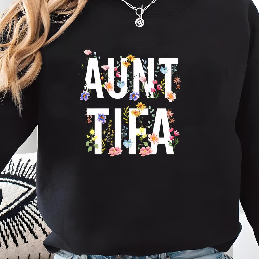 Aunt Tifa Sweatshirt, Political Awareness, Activist Fight Fascists Patriot Shirt Sweatshirt